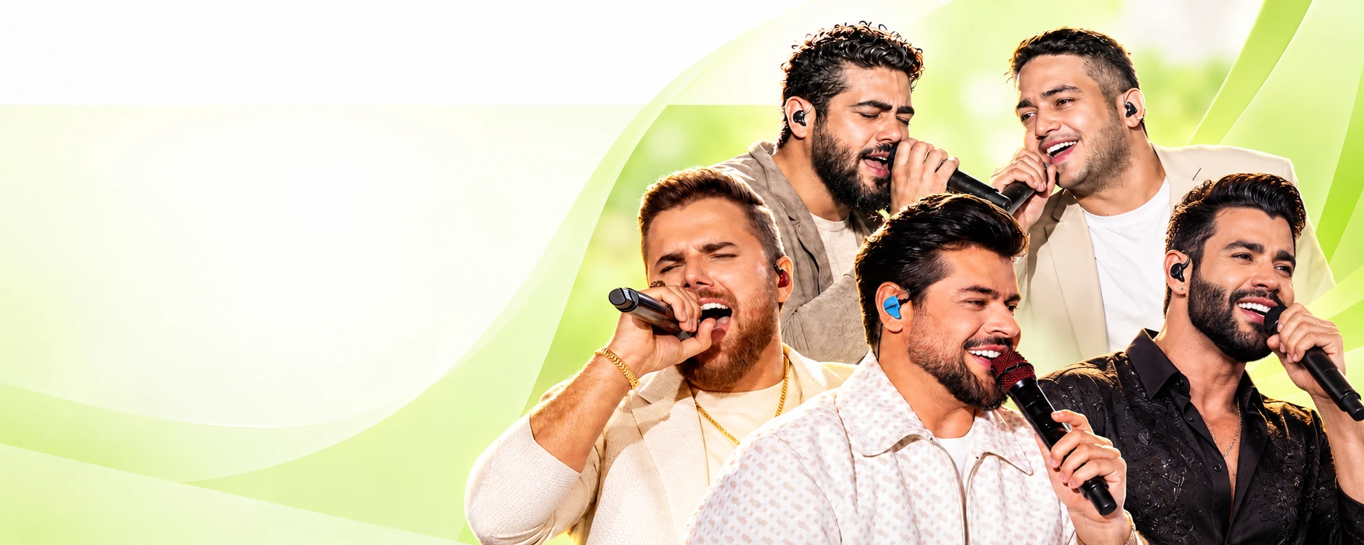 Artistas que fazem parte da programação musical